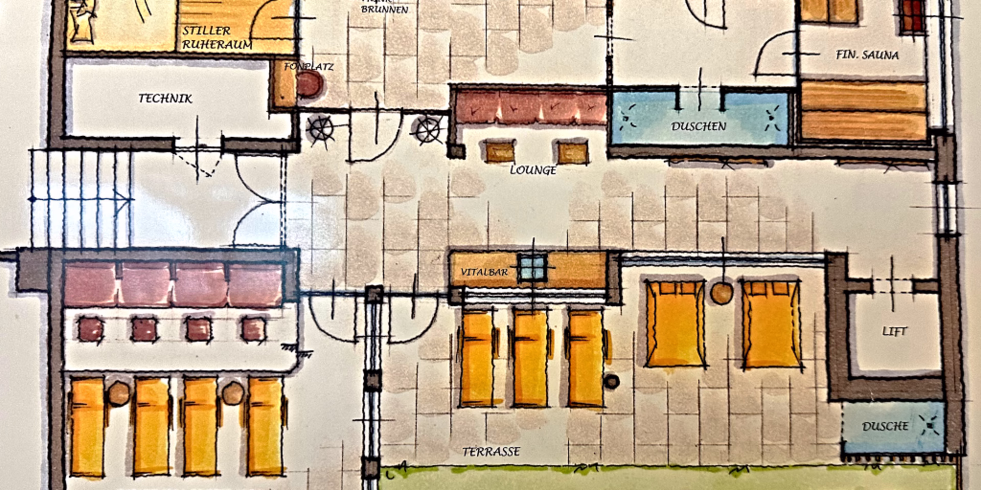 Wellnessbereich Entwurf © Gasthof Märzenklamm Wellnessbereich Entwurf © Gasthof Märzenklamm